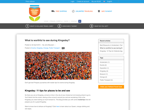 blog holland travel card