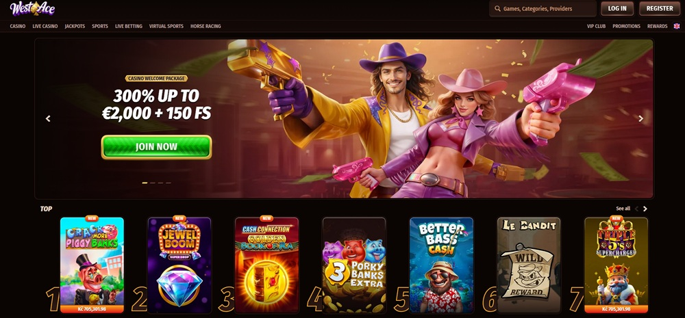 gokken zonder cruks aanbieder westace casino homepage